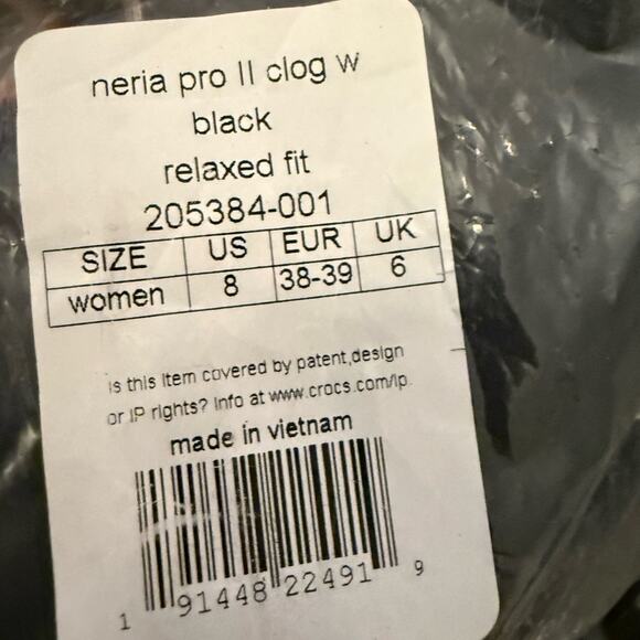 Crocs Women's Neria Pro II Clogs, Slip Resistant Work Shoes Clogs NWT - Picture 2 of 7